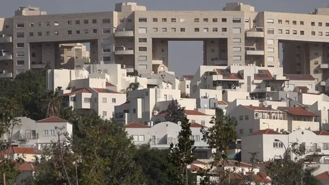 Architecture in Modiin Israel Stock Footage 120250319