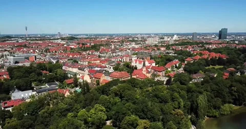 Architecture in Munich, Germany and also Landscape of Munich Video stock 239192709