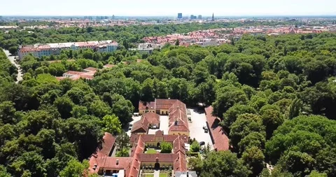 Architecture in Munich, Germany and also Landscape of Munich Stock-Footage 239649150