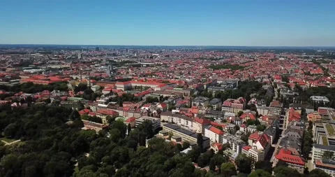 Architecture in Munich, Germany and also Landscape of Munich Stock Footage 239649179