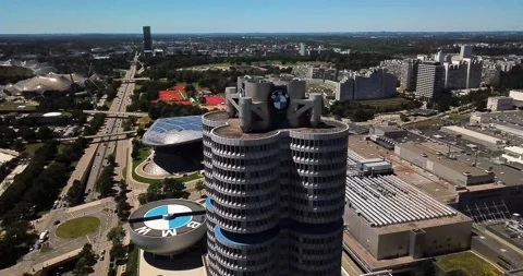 Architecture in Munich, Germany and also Landscape of Munich Stock Footage 239649264