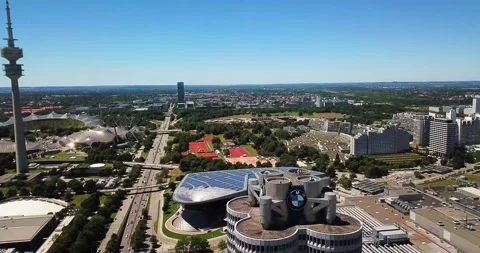 Architecture in Munich, Germany and also Landscape of Munich Stock Footage 239649265