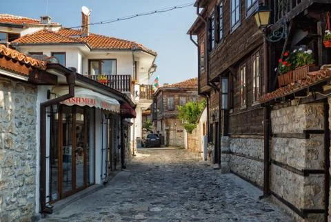 Architecture of Nessebar Stock Photos