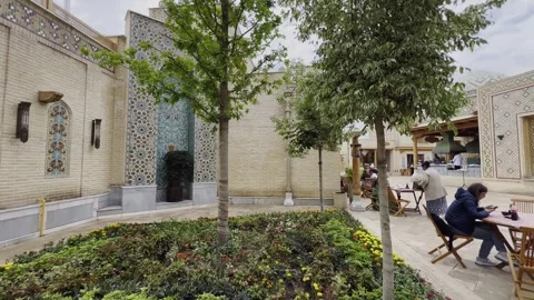 The architecture of the new tourist complex. Samarkand, Uzbekistan. May 7, 2023 Vidéo 249447801