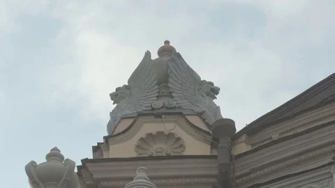 Architecture of the old city Stock Footage 121342639