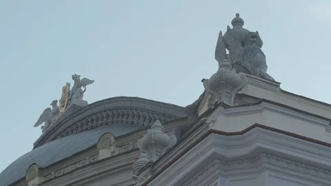 Architecture of the old city Stock Footage 121342690