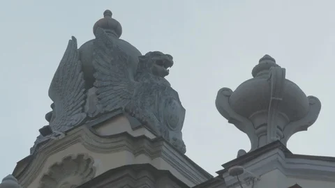 Architecture of the old city Stock Footage 121342704