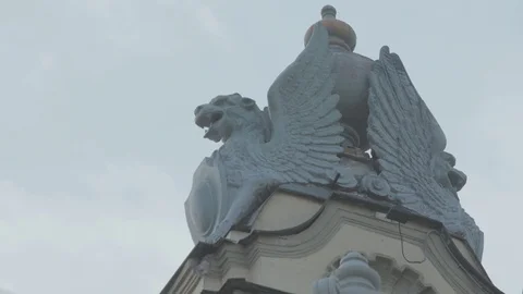 Architecture of the old city Stock Footage 121342713