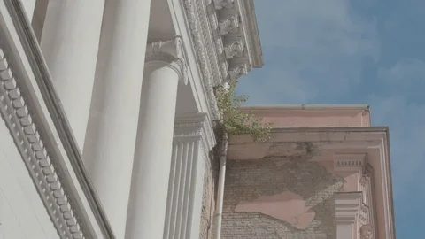 Architecture of the old city Stock Footage 121342750