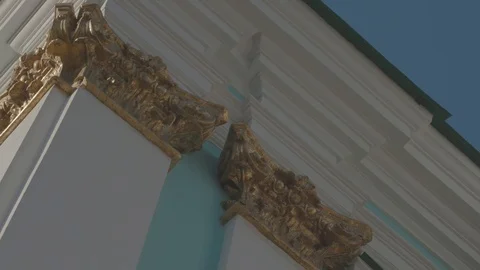 Architecture of the old city Stock Footage 121342834