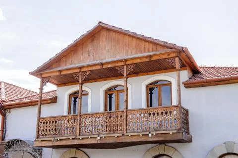 Architecture of the old town of Mtskheta, Georgia, which is a UNESCO World He Stock Photos