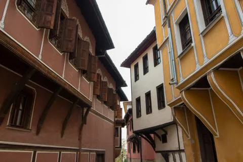 The architecture of the Old Town. Stock Photos