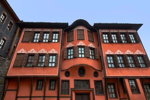 The architecture of the Old Town. Stock Photos