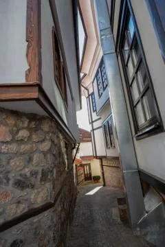 The architecture of the Old town. Stock Photos