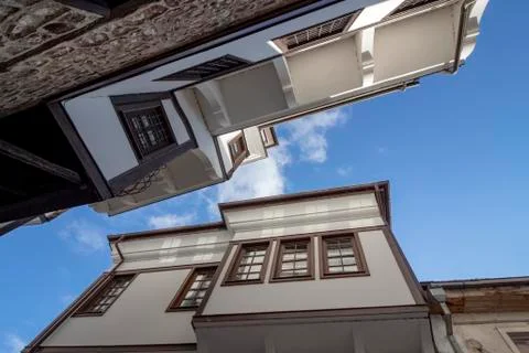The architecture of the Old town. Stock Photos