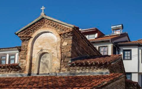 The architecture of the Old town Stock Photos