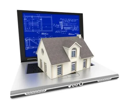 Architecture online Stock Illustration