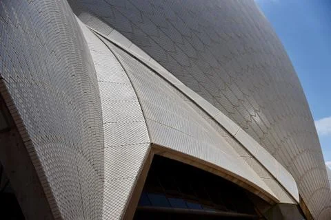 Architecture of Opera House Sydney Stock Photos