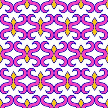 Architecture ornament seamless pattern textile print. repeat pattern backgrou Illustrazione stock
