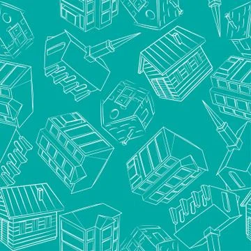 Architecture pattern Stock Illustration