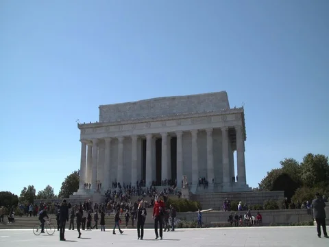Architecture - People Walking Stock Footage 74847696