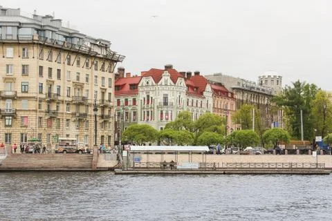 Architecture of the Petrograd side. Стоковые фото