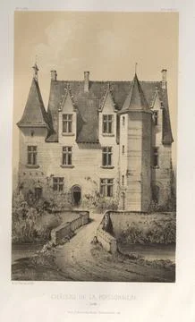 Architecture Pittoresque ou Monuments des XVeme. Et XVIeme. Siecles: Chatea.. Illustration