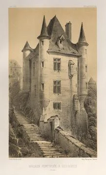 Architecture Pittoresque ou Monuments des XVeme. Et XVIeme. Siecles: Chatea.. Illustration