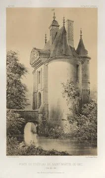 Architecture Pittoresque ou Monuments des XVeme. Et XVIeme. Siecles: Chatea.. Illustration