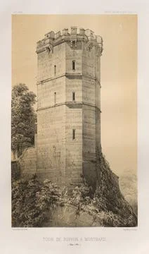 Architecture Pittoresque ou Monuments des XVeme. Et XVIeme. Siecles: Chatea.. イラスト素材