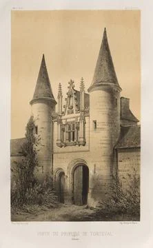 Architecture Pittoresque ou Monuments des XVeme. Et XVIeme. Siecles: Chatea.. Illustration