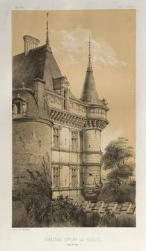 Architecture Pittoresque ou Monuments des xveme. Et xvieme. Siecles: Chatea.. Illustration