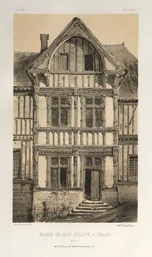 Architecture Pittoresque ou Monuments des xveme. Et xvieme. Siecles: Chatea.. Illustration