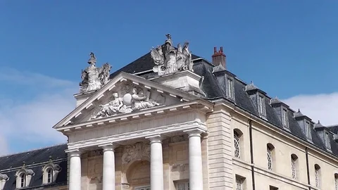 Architecture place de liberation Dijon Stock Footage 80764768