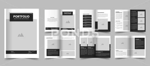 Architecture portfolio. Use for photography Portfolio, graphic design ...