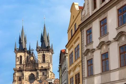 Architecture of Prague. Stock Photos