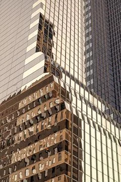 Architecture reflection. Building architecture. Building background. Glass 写真素材