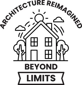 Architecture reimagined beyond limits Stock Illustration