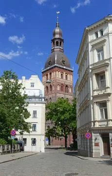 Architecture in Riga Latvia Stock Photos