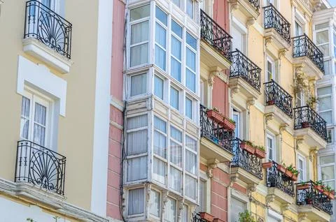 Architecture in Santander, Spain Stock Photos