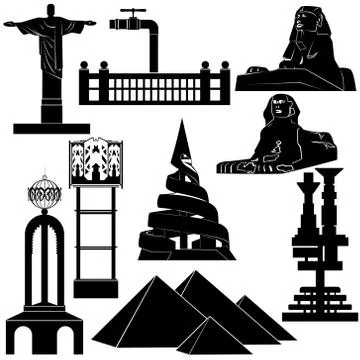 Architecture. Sights Stock Illustration