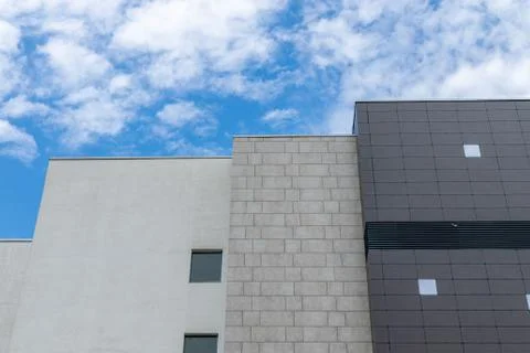 Architecture simple background pattern exterior facade building design walls  Stock Photos
