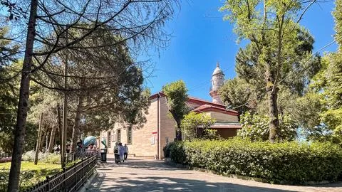 Architecture small mosques in istanbul Stock Photos