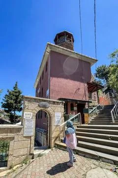 Architecture small mosques in istanbul Stock Photos