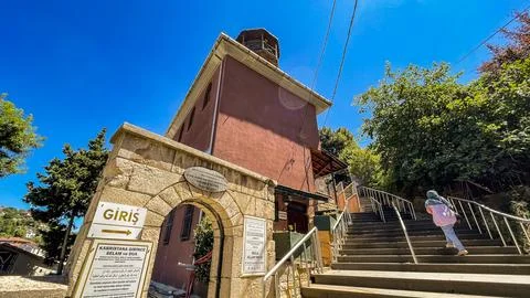Architecture small mosques in istanbul Stock Photos