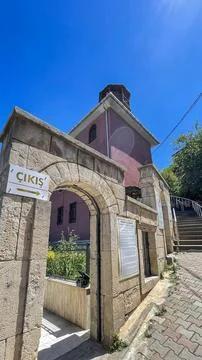 Architecture small mosques in istanbul Stock Photos