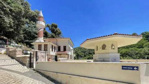 Architecture small mosques in istanbul Stock Photos