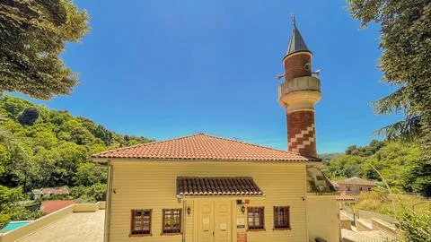 Architecture small mosques in istanbul Stock Photos