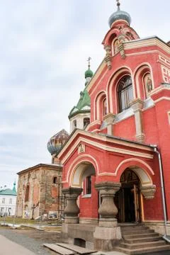 Architecture of the St. Nicholas Monastery. Stock Photos