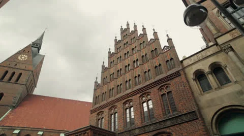 Architecture on the streets of Hannover 5 Stock-Footage 26400402